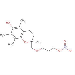 2H-1-Benzopyran-6-ol,3,4-dihydro-2,5,7,8-tetramethyl-2-[[3-(nitrooxy)propoxy]methyl]-