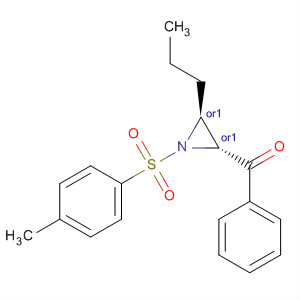 Aziridine, 2-benzoyl-1-[(4-methylphenyl)sulfonyl]-3-propyl-, (2R,3S)-rel-