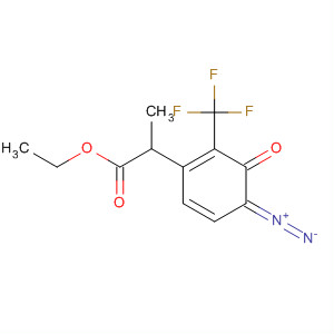 Benzenepropanoic acid, a-diazo-b-oxo-3-(trifluoromethyl)-, ethyl ester
