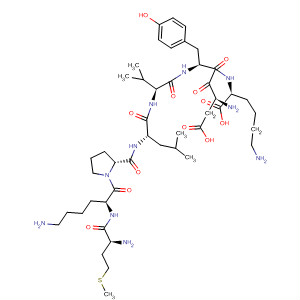 L-Lysine, L-methionyl-L-lysyl-L-prolyl-L-leucyl-L-valyl-L-a-aspartyl-L-tyrosyl-