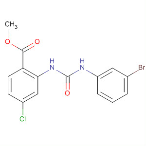 Benzoic acid, 2-[[[(3-bromophenyl)amino]carbonyl]amino]-4-chloro-,methyl ester