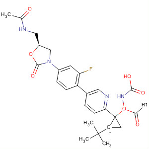 Carbamic acid,[1-[5-[4-[(5S)-5-[(acetylamino)methyl]-2-oxo-3-oxazolidinyl]-2-fluorophenyl]-2-pyridinyl]cyclopropyl]-, 1,1-dimethylethyl ester