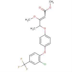 2-Pentenoic acid,4-[4-[2-chloro-4-(trifluoromethyl)phenoxy]phenoxy]-3-methoxy-, methylester