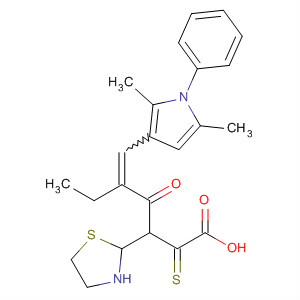 3-Thiazolidineheptanoic acid,5-[(2,5-dimethyl-1-phenyl-1H-pyrrol-3-yl)methylene]-4-oxo-2-thioxo-