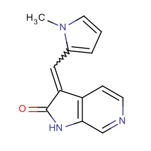 2H-Pyrrolo[2,3-c]pyridin-2-one,1,3-dihydro-3-[(1-methyl-1H-pyrrol-2-yl)methylene]-