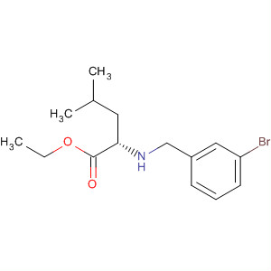 L-Leucine, N-[(3-bromophenyl)methyl]-, ethyl ester