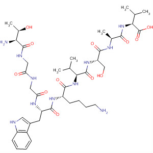 L-Valine, L-threonylglycylglycyl-L-tryptophyl-L-lysyl-L-valyl-L-seryl-L-alanyl-