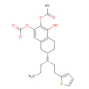 1-Naphthalenol, 5,6,7,8-tetrahydro-6-[propyl[2-(2-thienyl)ethyl]amino]-,hydrogen carbonate (ester), (6S)-