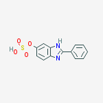 (2-phenyl-3h-benzimidazol-5-yl) Hydrogen Sulfate