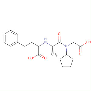 Glycine, N-[N-(1-carboxy-3-phenylpropyl)-L-alanyl]-N-cyclopentyl-