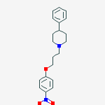 PIPERIDINE,1-(3-(4-NITROPHENOXY)PROPYL)-4-PHENYL-