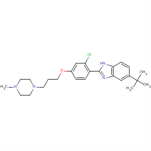 1H-Benzimidazole,2-[2-chloro-4-[3-(4-methyl-1-piperazinyl)propoxy]phenyl]-5-(1,1-dimethylethyl)-