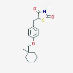 rac 2-Imino-5-[4-(1-methylcyclohexylmethoxyl)benzyl]thiazolidine-4one