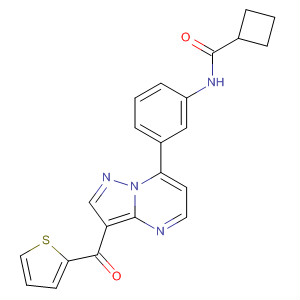 Cyclobutanecarboxamide,N-[3-[3-(2-thienylcarbonyl)pyrazolo[1,5-a]pyrimidin-7-yl]phenyl]-