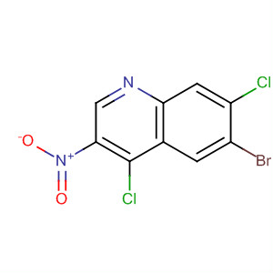Quinoline, 6-bromo-4,7-dichloro-3-nitro-