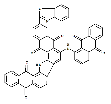 19-(benzoxazol-2-yl)-16,23-dihydronaphth[2,3:6,7]indolo[2,3-c]dinaphtho[2,3-a:2,3-i]carbazole-5,10,15,17,22,24-hexone
