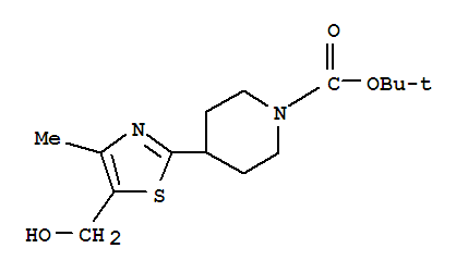 TERT-BUTYL 4-[5-(HYDROXYMETHYL)-4-METHYL-1,3-THIAZOL-2-YL]TETRAHYDRO-1(2H)-PYRIDINECARBOXYLATE