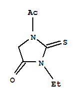 4-Imidazolidinone,1-acetyl-3-ethyl-2-thioxo-