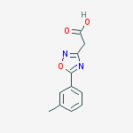 2-(5-m-tolyl-1,2,4-oxadiazol-3-yl)acetic acid