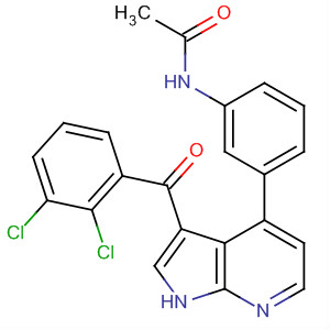 Acetamide,N-[3-[3-(2,3-dichlorobenzoyl)-1H-pyrrolo[2,3-b]pyridin-4-yl]phenyl]-