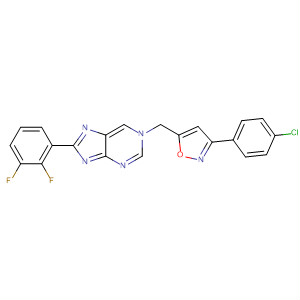 1H-Purine,1-[[3-(4-chlorophenyl)-5-isoxazolyl]methyl]-8-(2,3-difluorophenyl)-