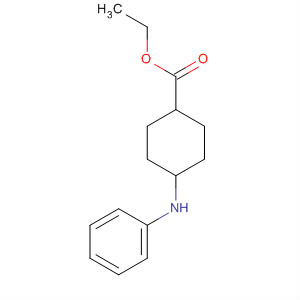 Cyclohexanecarboxylic acid, 4-(phenylamino)-, ethyl ester, cis-