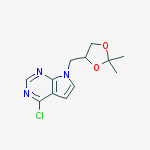 4-Chloro-7-((2,2-dimethyl-1,3-dioxolan-4-yl)methyl)-7H-pyrrolo[2,3-d]pyrimidine