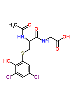 n-acetyl-s-(3,5-dichloro-2-hydroxyphenyl)-l-cysteinylglycine