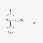 1-Propanone, 3-(dimethylamino)-2-[(dimethylamino)methyl]-1-phenyl-, dihydrobromide