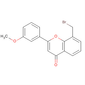 4H-1-Benzopyran-4-one, 8-(bromomethyl)-2-(3-methoxyphenyl)-