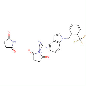 2,5-Pyrrolidinedione,1,1'-[7-[[2-(trifluoromethyl)phenyl]methyl]-7H-pyrrolo[3,2-f]quinazoline-1,3-diyl]bis-
