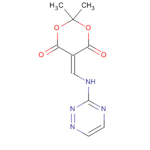 1,3-Dioxane-4,6-dione,2,2-dimethyl-5-[(1,2,4-triazin-3-ylamino)methylene]-