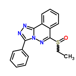1,2,4-Triazolo(3,4-a)phthalazine, 6-(ethylsulfinyl)-3-phenyl-