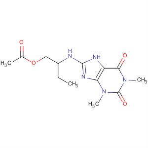 1H-Purine-2,6-dione,8-[[1-[(acetyloxy)methyl]propyl]amino]-3,7-dihydro-1,3-dimethyl-