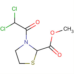 2-Thiazolidinecarboxylic acid, 3-(dichloroacetyl)-, methyl ester