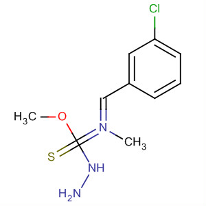 Hydrazinecarboximidothioic acid,2-[(3-chlorophenyl)methylene]-N-methyl-, methyl ester