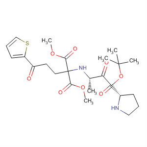 L-Proline,1-[N-[1,1-bis(methoxycarbonyl)-4-oxo-4-(2-thienyl)butyl]-L-alanyl]-,1,1-dimethylethyl ester