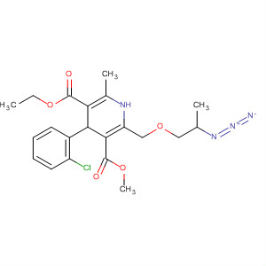 3,5-Pyridinedicarboxylic acid,2-[(2-azidopropoxy)methyl]-4-(2-chlorophenyl)-1,4-dihydro-6-methyl-,3-ethyl 6-methyl ester