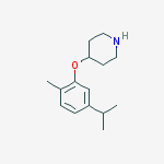 4-(5-isopropyl-2-methylphenoxy)piperidine