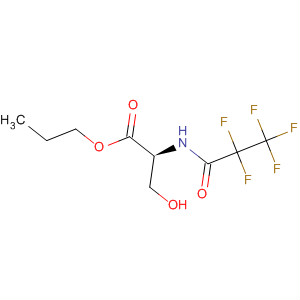 Serine, N-(2,2,3,3,3-pentafluoro-1-oxopropyl)-, propyl ester