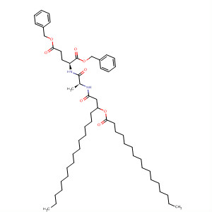 L-Glutamic acid,N-[N-[1-oxo-3-[(1-oxohexadecyl)oxy]octadecyl]-b-alanyl]-,bis(phenylmethyl) ester