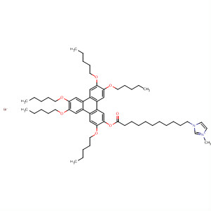 1H-Imidazolium,1-methyl-3-[11-oxo-11-[[3,6,7,10,11-pentakis(pentyloxy)-2-triphenylenyl]oxy]undecyl]-, bromide