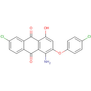 9,10-Anthracenedione,1-amino-6-chloro-2-(4-chlorophenoxy)-4-hydroxy-