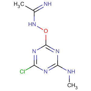 Ethanimidamide, N-[[4-chloro-6-(methylamino)-1,3,5-triazin-2-yl]oxy]-
