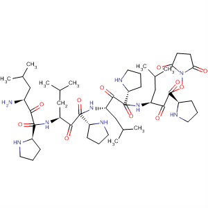 2,5-Pyrrolidinedione,1-[[1-[N-[1-[N-[1-[N-(1-L-leucyl-L-prolyl)-L-leucyl]-L-prolyl]-L-leucyl]-L-prolyl]-L-leucyl]-L-prolyl]oxy]-