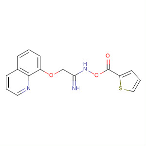 Ethanimidamide, 2-(8-quinolinyloxy)-N-[(2-thienylcarbonyl)oxy]-