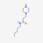 1-Piperazinepropanamide, N-pentyl-