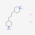 Piperidinium, 4,4'-(1,3-propanediyl)bis[1,1-dimethyl-, diiodide