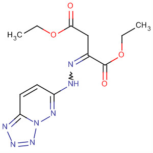 Butanedioic acid, (tetrazolo[1,5-b]pyridazin-6-ylhydrazono)-, diethylester
