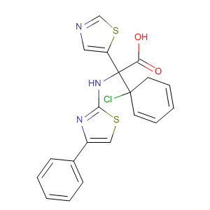 5-Thiazoleacetic acid,4-(4-chlorophenyl)-2-[(4-phenyl-2-thiazolyl)amino]-
